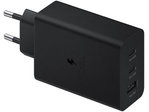 Samsung Power Adapter Trio 65W, cestovná rýchlonabíjačka bez kábla, čierna