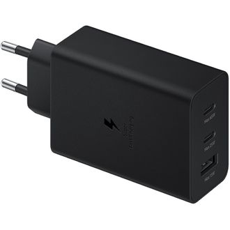 Samsung Power Adapter Trio 65W, cestovná rýchlonabíjačka bez kábla, čierna