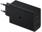 Samsung Power Adapter Trio 65W, cestovná rýchlonabíjačka bez kábla, čierna