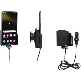 Brodit držiak do auta na Samsung Galaxy S22+, v puzdre, nastaviteľný, s nabíjaním z CL/USB