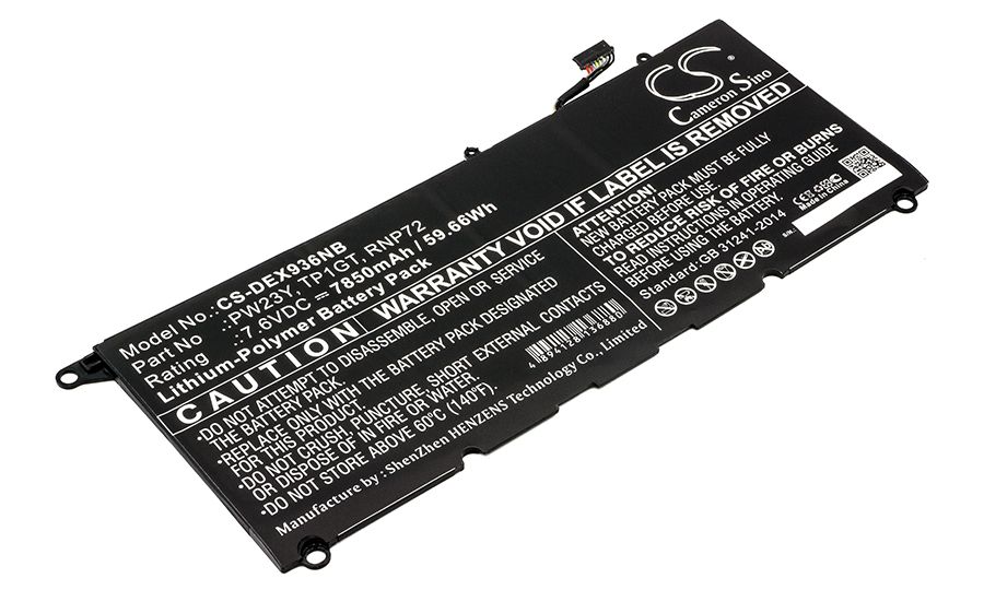 Batéria pre Dell XPS 13, 7850mAh