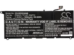 Batéria pre Dell XPS 13, 7850mAh