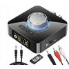 VAORLO M5 LED Bluetooth 5.0 audio prijímač/vysielač, 3,5 mm AUX, RCA, microSD, USB, IR