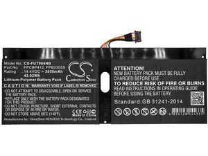 Batéria pre Fujitsu Lifebook U904, 3050mAh