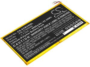 Batéria pre Acer Iconia One 10 B3-A40, 6000 mAh, Li-Pol, 6 pinov