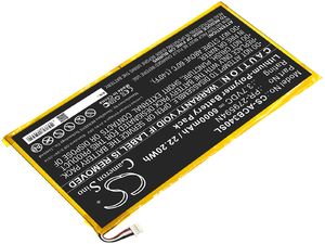 Batéria pre Acer Iconia One 10 B3-A40, 6000 mAh, Li-Pol, 6 pinov