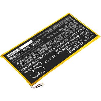 Batéria pre Acer Iconia One 10 B3-A40, 6000 mAh, Li-Pol, 6 pinov