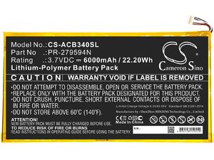 Batéria pre Acer Iconia One 10 B3-A40, 6000 mAh, Li-Pol, 6 pinov