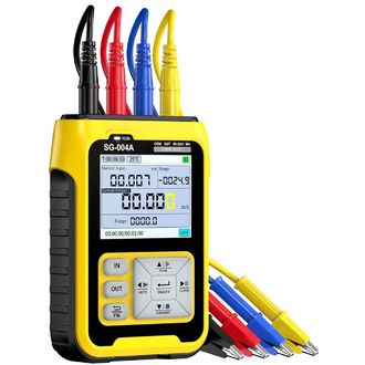 FNIRSI SG-004A Multifunkčný generátor signálu, meranie termočlánkov a odporu, 24 V, 0-24 mA, USB-C