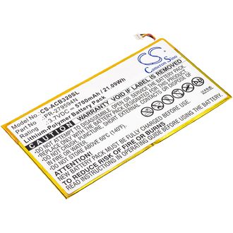 Batéria pre Acer Iconia One 10/One 10 B3-A20-A50, 5 pinov, 5700mAh, Li-Pol