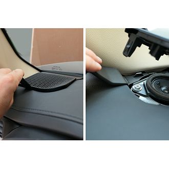 Brodit Montážny držiak ProClip pre Toyotu LandCruiser 300 21-23, vľavo nad mriežkou ventilácie