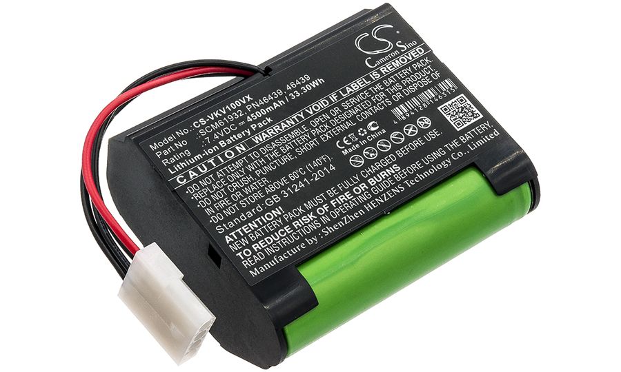 Batéria pre Vorwerk Kobold VR100, Vorwerk Kobold VX100 (napr. SCM61932), 4500mAh