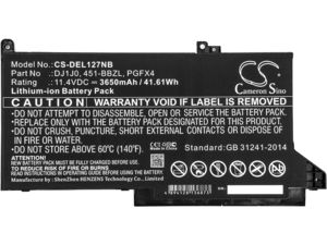 Batéria pre Dell Latitude 12 700, Latitude 7480 a ďalšie, 3650 mAh, Li-Ion