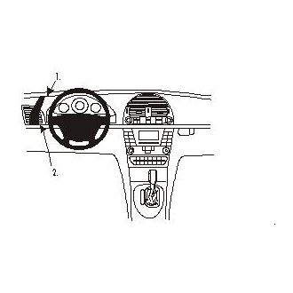 Brodit ProClip montážna konzola pre Mercedes Benz E-Class (200-430) Sedan 03-09, vľavo
