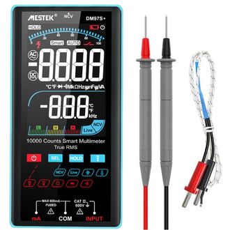 Digitálny multimeter Mestek DM97S+ , 4,3" displej, AC/DC 600 V, AC/DC 600 mA
