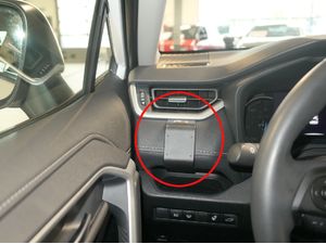 Brodit Montážny držiak ProClip pre Toyotu RAV 4 19-24, vľavo pod mriežkou chladiča