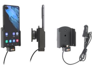Brodit držiak do auta na Samsung Galaxy S21 5G, bez puzdra, s nabíjaním z cig. zapaľovača/USB