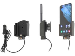 Brodit držiak do auta na Samsung Galaxy S21 5G, bez puzdra, s nabíjaním z cig. zapaľovača/USB