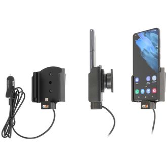 Brodit držiak do auta na Samsung Galaxy S21 5G, bez puzdra, s nabíjaním z cig. zapaľovača/USB