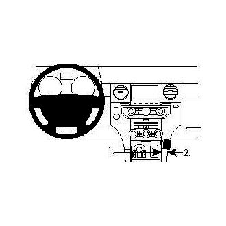 Brodit ProClip montážna konzola pre Land Rover Discovery 4 10-15, stred. tunel