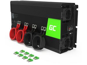 Green Cell Power Inverter menič napätia z 24V na 230V, 2000W/4000W, modifikovaná sínusoida