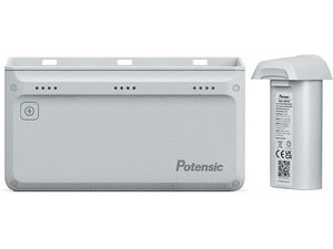 Potensic 3-polohová rýchlonabíjačka pre Atom 4K SE 60W More Power, sada so sieťovým adaptérom a 1x batériou