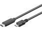 PremiumCord USB-C / MicroUSB kábel, 60 cm