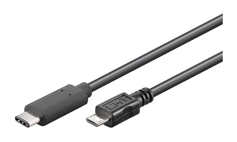 PremiumCord USB-C / MicroUSB kábel, 60 cm