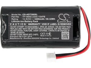 Batérie pre Audio Pro Addon T10, Audio Pro Addon T3, ( ekv. TF18650-2200-1S4PB ), 3400 mAh