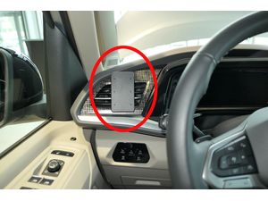 Brodit Montážny držiak ProClip pre Volkswagen T7 Multivan 22-24, vľavo na mriežke ventilácie