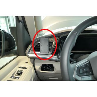 Brodit Montážny držiak ProClip pre Volkswagen T7 Multivan 22-24, vľavo na mriežke ventilácie