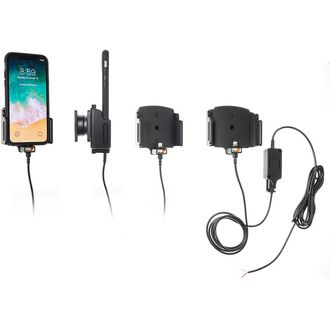 Brodit držiak do auta na Apple iPhone 11/XR/Xs/X/8/7/6s/6 Plus v puzdre, nast. So skrytým nabíjaním