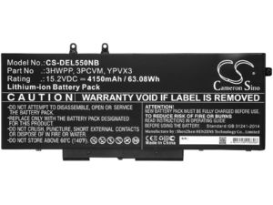 Batéria pre Del Latitude 5501, Latitude 5401, Latitude 14 5410, Latitude 15 5511, 4150 mAh, Li-Ion