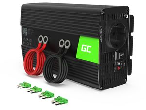 Green Cell Power Inverter menič napätia z 24V na 230V, 1000W/2000W, modifikovaná sínusoida