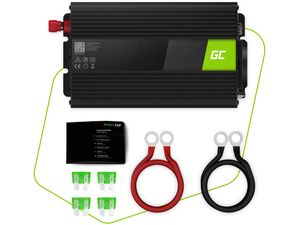 Green Cell Power Inverter menič napätia z 24V na 230V, 1000W/2000W, modifikovaná sínusoida
