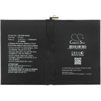 Batéria pre iPad Pro 9.7, Ipad 10.2 7th Gen, Ipad 6.3 a ďalšie, 7300 mAh, Li-Pol
