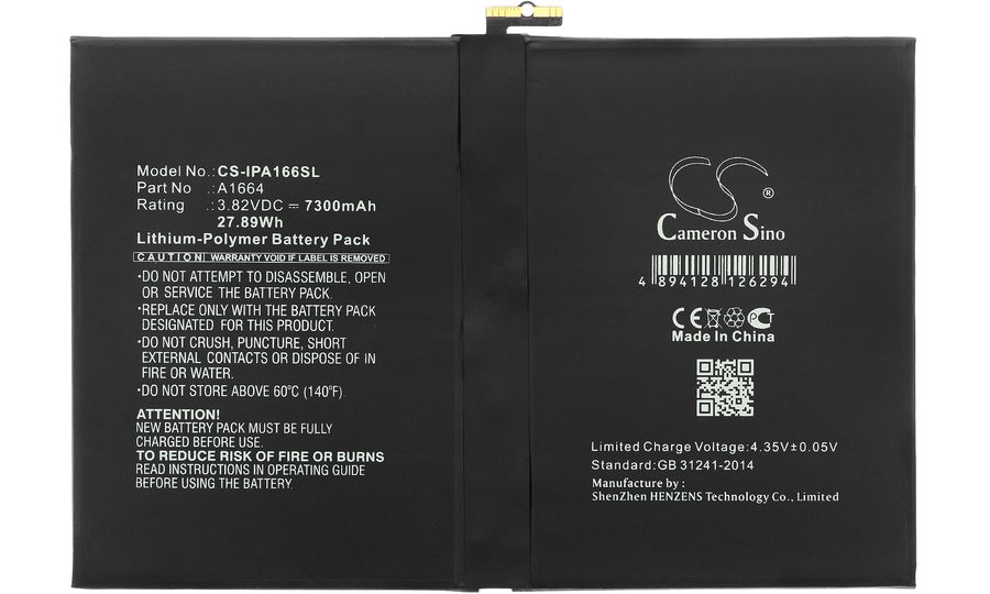 Batéria pre iPad Pro 9.7, Ipad 10.2 7th Gen, Ipad 6.3 a ďalšie, 7300 mAh, Li-Pol