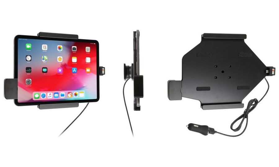 Brodit držiak do auta na Apple iPad Pro 11" (2020/2018), bez puzdra, nabíjanie CL/USB, s istením