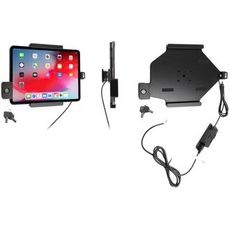 Brodit držiak do auta na Apple iPad Pro 11" (2020/2018), bez puzdra, so skrytým nabíjaním, so zámkom