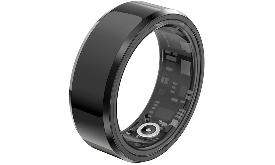 Risinno X1, inteligentný prsteň, veľkosť 8 (vnútorný priemer 18,2 mm), čierny