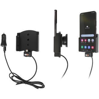 Brodit držiak do auta na Samsung Galaxy S22+, bez puzdra, s nabíjaním z CL/USB