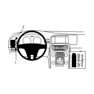 Brodit ProClip montážna konzola pre Volvo S60/V60 11-18, vľavo na mriežku ventilácie