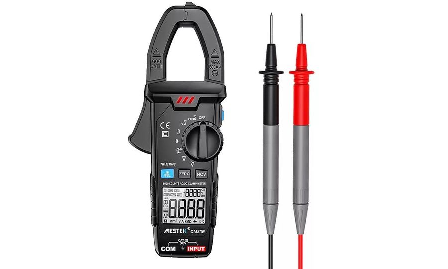 Mestek CM83E kliešťový multimeter AC/DC 600 V, AC/DC 600 A