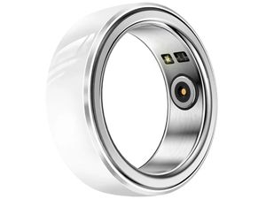 Risinno R8, inteligentný prsteň, veľkosť 18 (vnútorný priemer 17,8 mm), biely