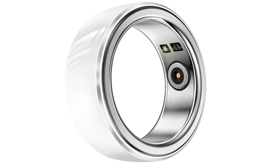 Risinno R8, inteligentný prsteň, veľkosť 18 (vnútorný priemer 17,8 mm), biely
