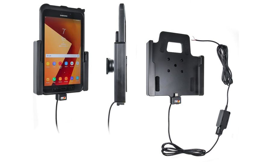 Brodit držiak na Samsung Galaxy Tab Active3/Active2 v orig. Puzdre, so skrytým nabíjaním cez USB-C