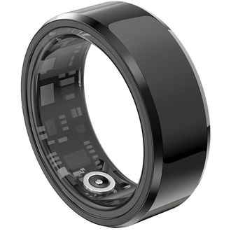 Risinno X1, inteligentný prsteň, veľkosť 8 (vnútorný priemer 18,2 mm), čierny