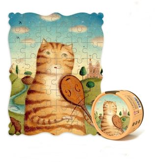 Mideer kreatívne puzzle - Portrét mačky s husľami