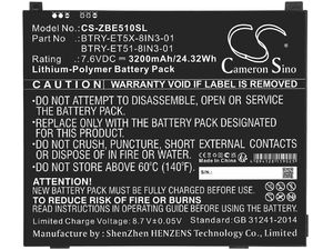 Batéria pre Zebra ET51 Windows OS, ET51, ET56, 3200 mAh, Li-Pol
