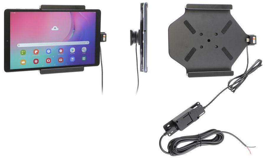 Brodit držiak do auta na Samsung Galaxy Tab A 10.1 (2019) bez puzdra, so skrytým nabíjaním